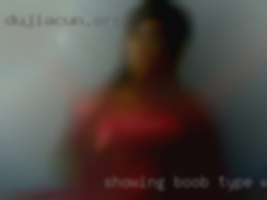 Showing boob type women community.